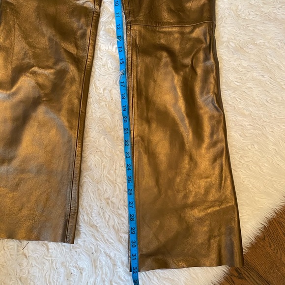 NWT Copper leather pants - Picture 3 of 7